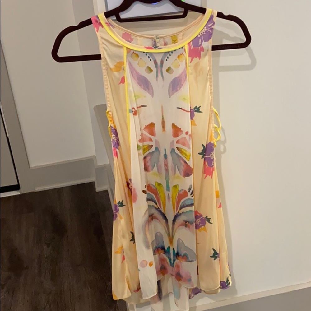 Free People Colorful silk Tunic/ Dress